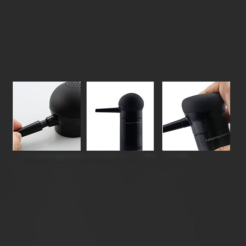 1pc professional pump silicone hair care extension spray portable hair loss fiber powder nozzle tool