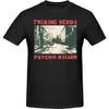 Men's Talking Music Heads Patterned Casual and Fashionable Pure Cotton T-Shirt 700324614