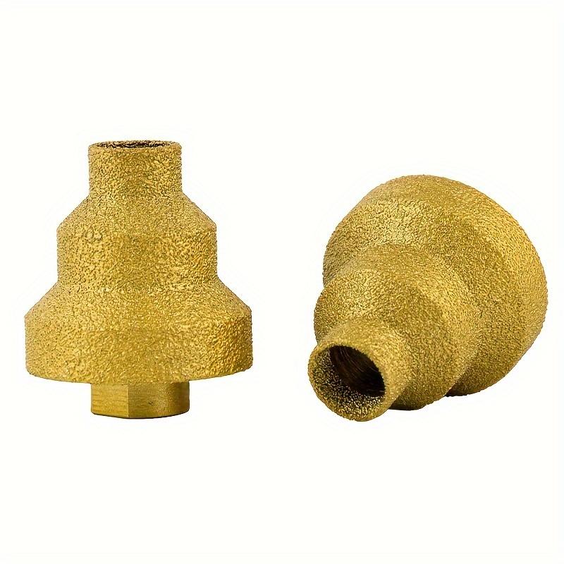 Diamond Brazing Cone Reamer Drill Bit Set - Aluminum Alloy, Multi-Layer for Ceramic Tile, Marble, Concrete - 20mm, 35mm, 50mm Sizes with M10 Thread