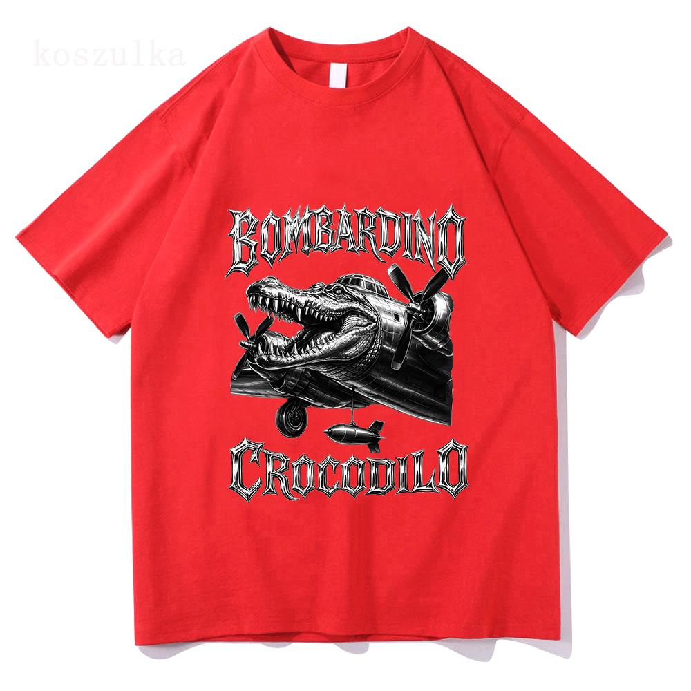 Boneca Ambalabu Sahur Italian Brainrot T-shirt Cotton Summer Round Neck Tshirts Short Sleeve Unisex Streetwear Graphic Clothing S