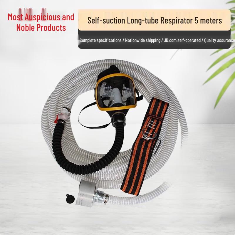 Self-Priming Long Tube Emergency Respirator