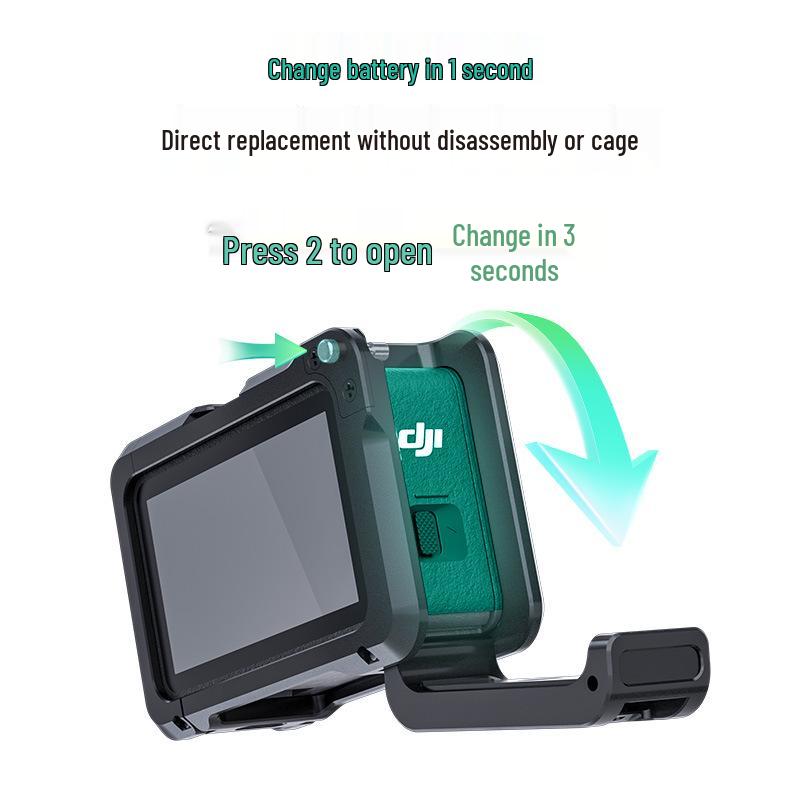 DJI Action 6 Metal Dual-Opening Rabbit Cage Protective Frame