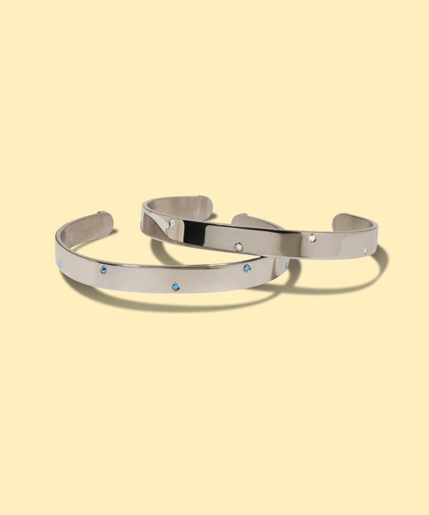 Sabona London F-Wd Natural Diamond Copper Bangle
