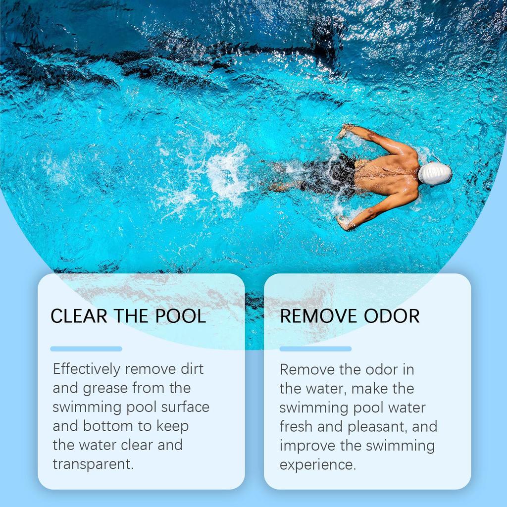 Pool Cleaning Slow-Release Tablets Pool Water Decontamination Deodorizing Cleaning Multi-Purpose Cleaning Effervescent Tablets