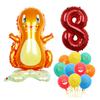 Standing Pokémon Pikachu Squirtle Child Elf Birthday Aluminum Film Printing Latex Balloon Gift
