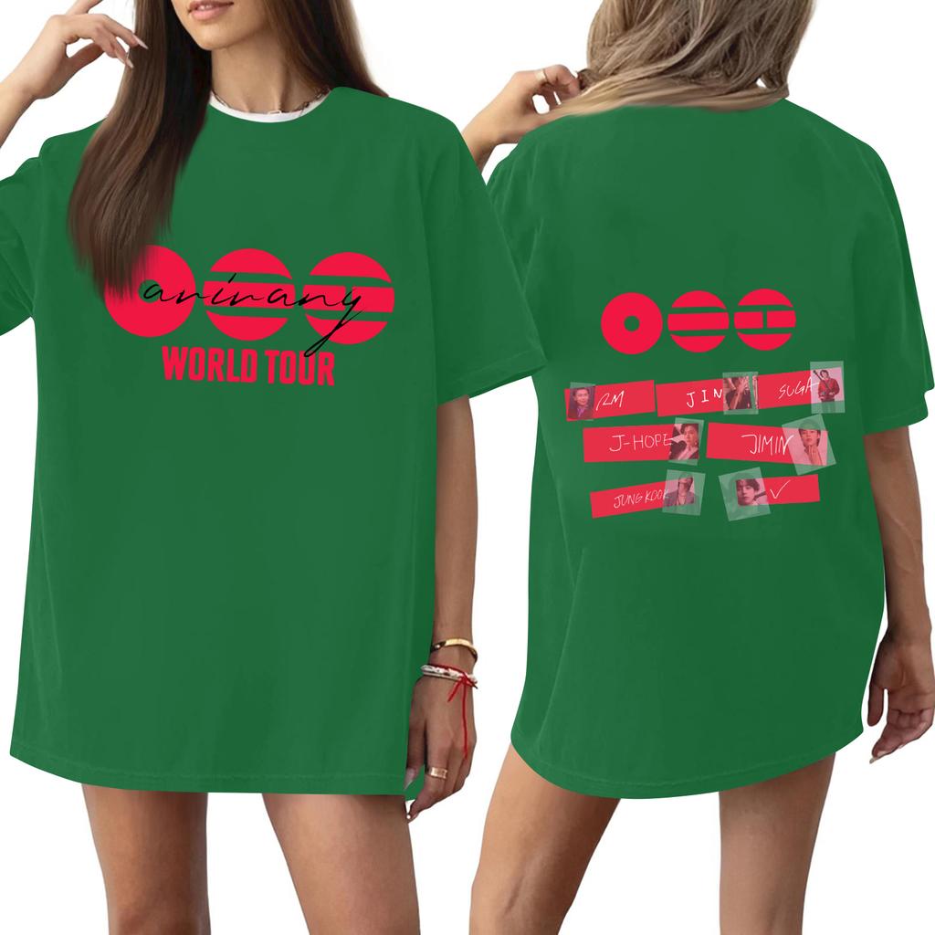 Women's Casual Letter Print Short-sleeved Top T-shirt
