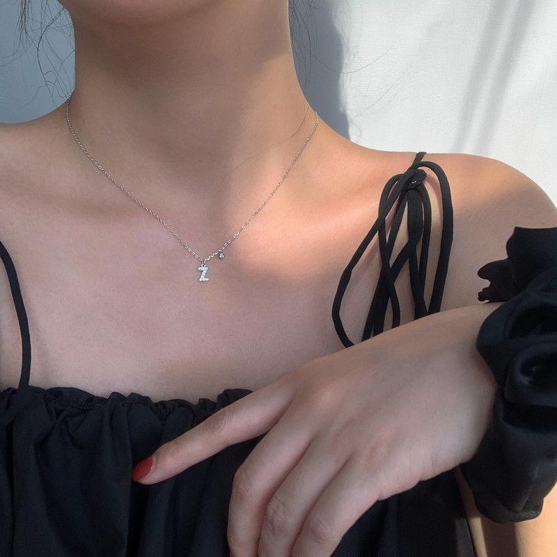 Geometric Pendant Necklace With Large And Small Squares