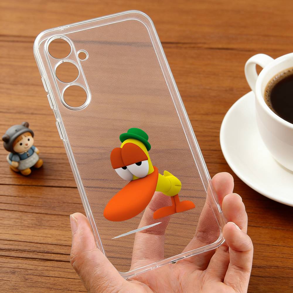 

C-Cartoon P-Pocoyos Cute phone Case For Samsung S25,24,21,22,23,30,Ultra,20,Plus,Fe,Lite,Note Transparent Cover Samsung S20lite
