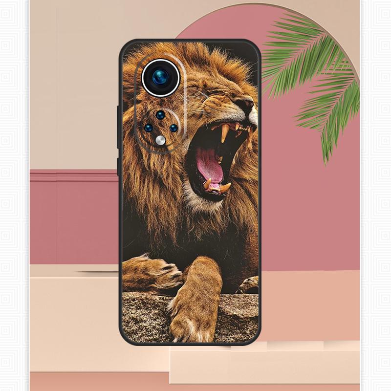 Roaring Lion Case For Honor Magic 7 Lite 5 6 8 Pro Honor 200 400 X9c X9b X9a X8b X8a X8c 50 70 90 Cover