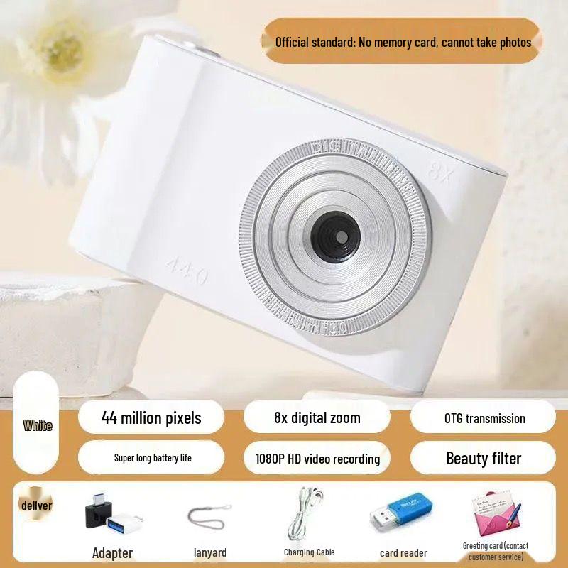 

Retro HD Dual CCD Camera for Students - Cute & Portable for Travel