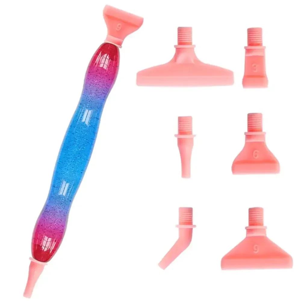 5D Double Head Diamond Painting Pen Resin Point Drill Pen With Replace Pen Head DIY Cross Stitch Sewing Embroidery Accessories