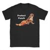 Cute Punch Monkey TShirt Summer  Leisure T Shirts Unisexs Cotton O Neck Plus Size Tees ShortSleeve Vintage Tops