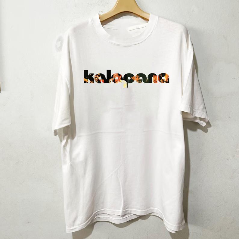 Kalapana band BASIC SHIRT white T-shirt Unisex All sizes XA923 XL