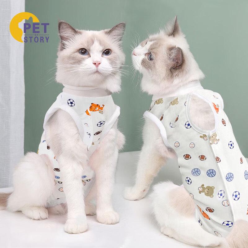 Aipetofstory Cat Post-Surgery Recovery Suit