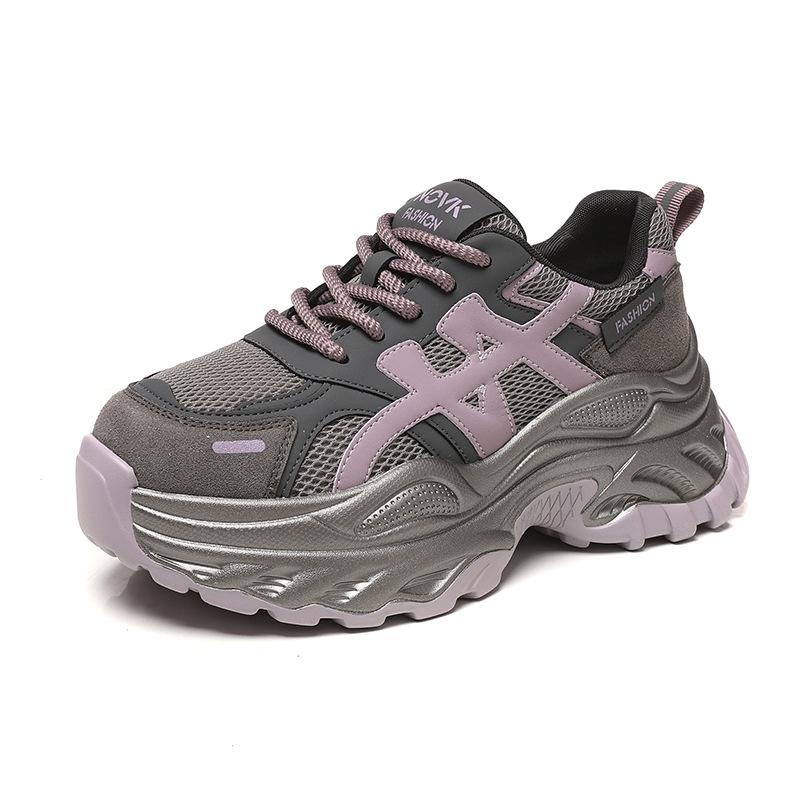 Anti-velvet Sports Dad Shoes Women's New Inner Height Increase Casual Shoes Versatile Breathable Fashion Shoes