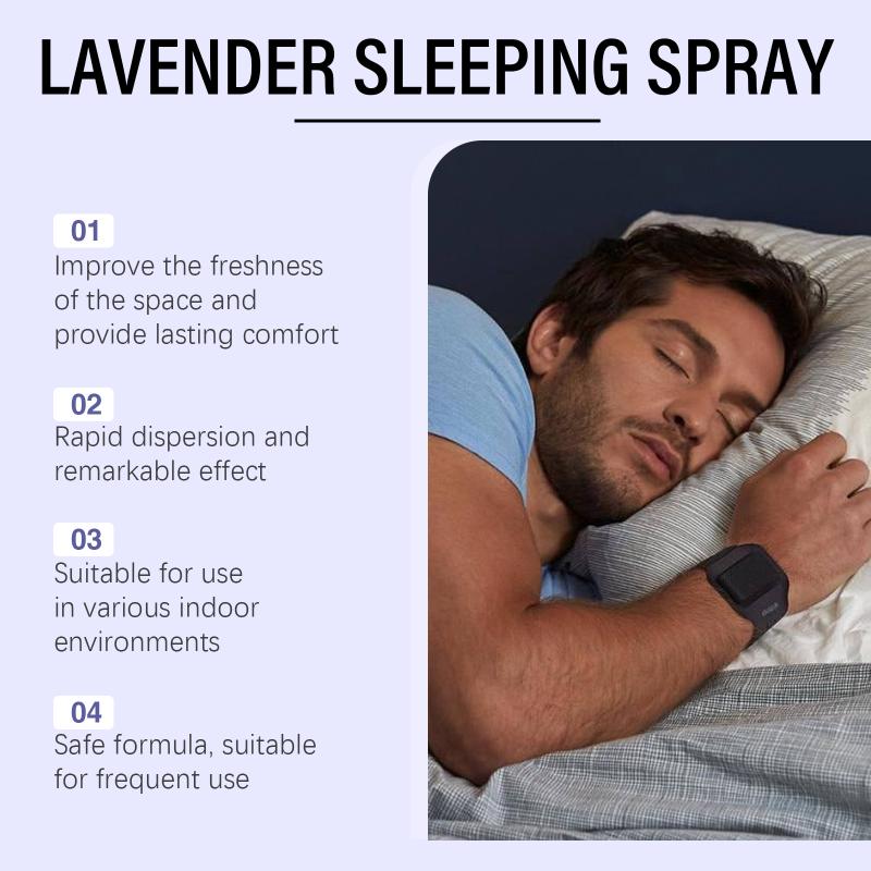 Lavender Sleep Aid Pillow Spray Natural Relaxing Aroma Immediate Effect Gentle Linen Spray for Nighttime Use at Home