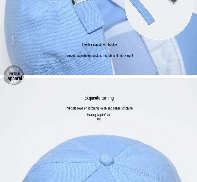 Custom Cotton Baseball Cap with Logo - Sun Hat & Volunteer Cap