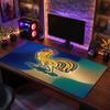 France Football Wappen Mauspads, Erweitertes rutschfestes Gummi Schreibtischmatte für Gaming Büro Laptop Fan Geschenk