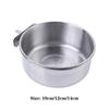 Finches Hanging Food Dish Clamp-on Hamster Bird Feeder Cage Cup Parrot Feeding Bowl Water Drinker
