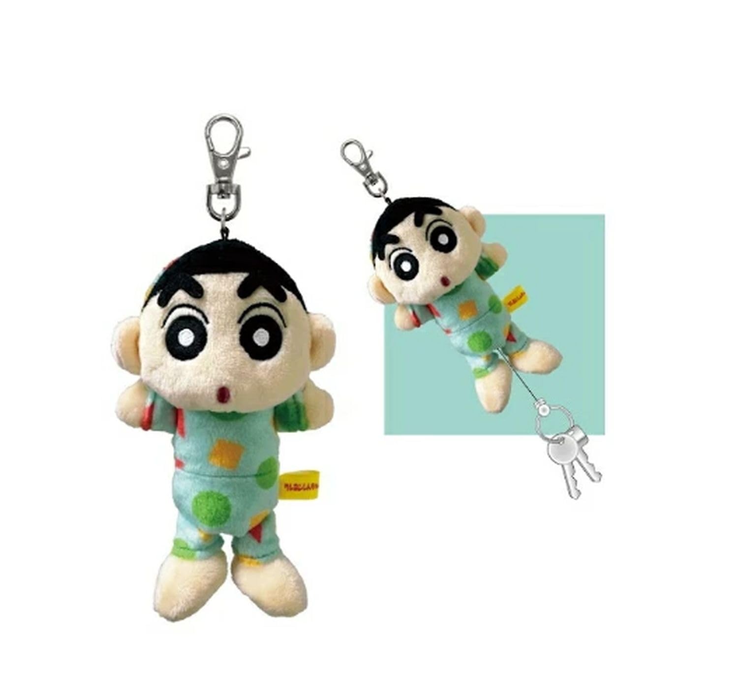 

SK Japan Crayon Shin-chan Nuigurumi Reel Key Cover (Pajamas)