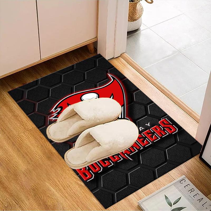 Buccaneers Team Spirit Rug Game Carpet, Floor Mat for Bedroom Living Room Entryway Rug, Home Decor Idea Gift for Christmas Birthday