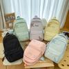 female college students simple college style computer backpack to reduce the burden of large capacity junior high school students backpack tide