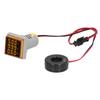 Digital Led Indicator Lamp Square 3‑Display Signal LED Light 60‑500V AC0‑100A ST17VAHYellow