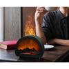 Camino a LED con Cambio di Colore, Diffusore di Aroma a Fiamma con Telecomando, Serbatoio dell'Acqua Grande e Funzione di Spegnimento Automatico di Sicurezza