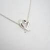 [Used] TIFFANY 925 Loving Heart Pendant/Necklace/g504-28