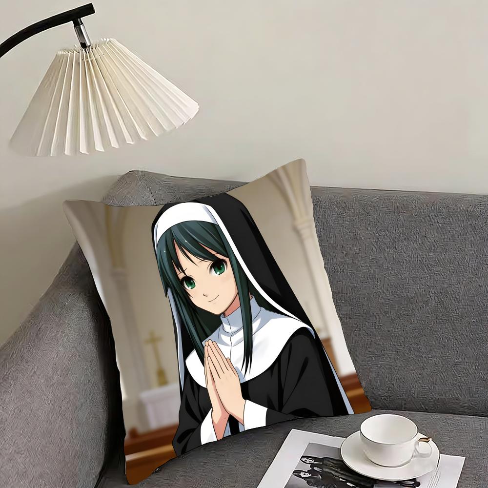 SSaya No UtaA The Song Of Saya Cushion Cover Pillowcase Ultra Soft Skin Friendly Fabric Cloud Like Comfort  Concealed Zipper