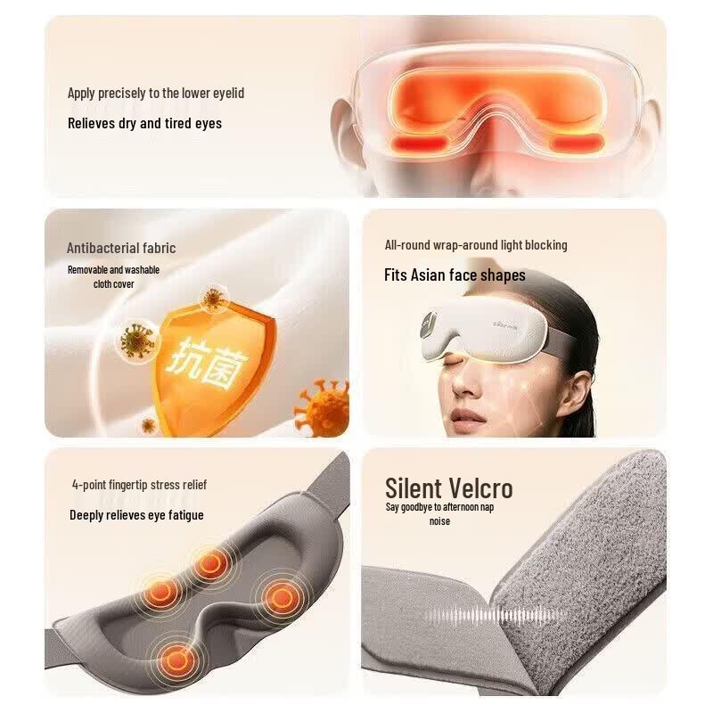 Little Bear Heated Eye Massager Mask CN plug (adapter included)