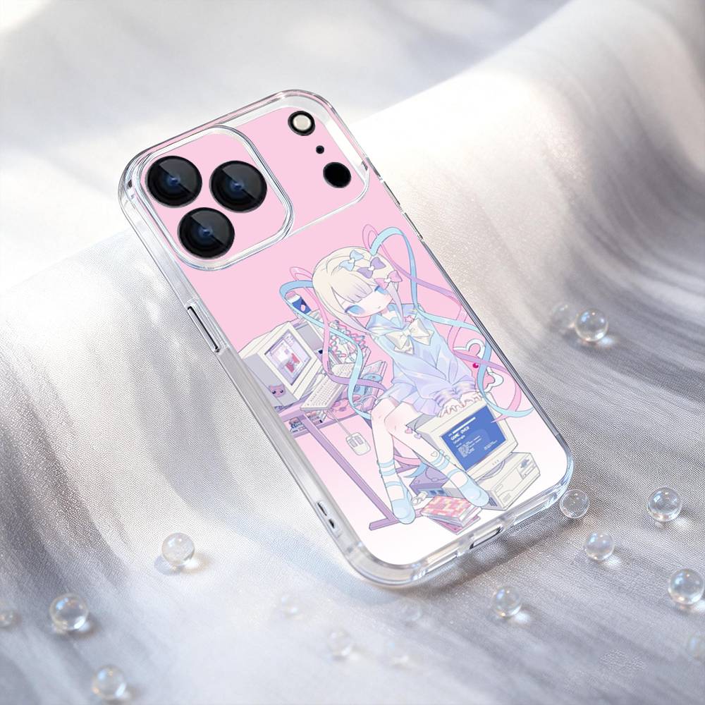 Needy S-Streamer O-Overload Phone Case For iPhone 11,12,13,14,15,16,17 Pro,Max,Plus,X,XS,XR,SE4,E Mini Transparent Soft Cover