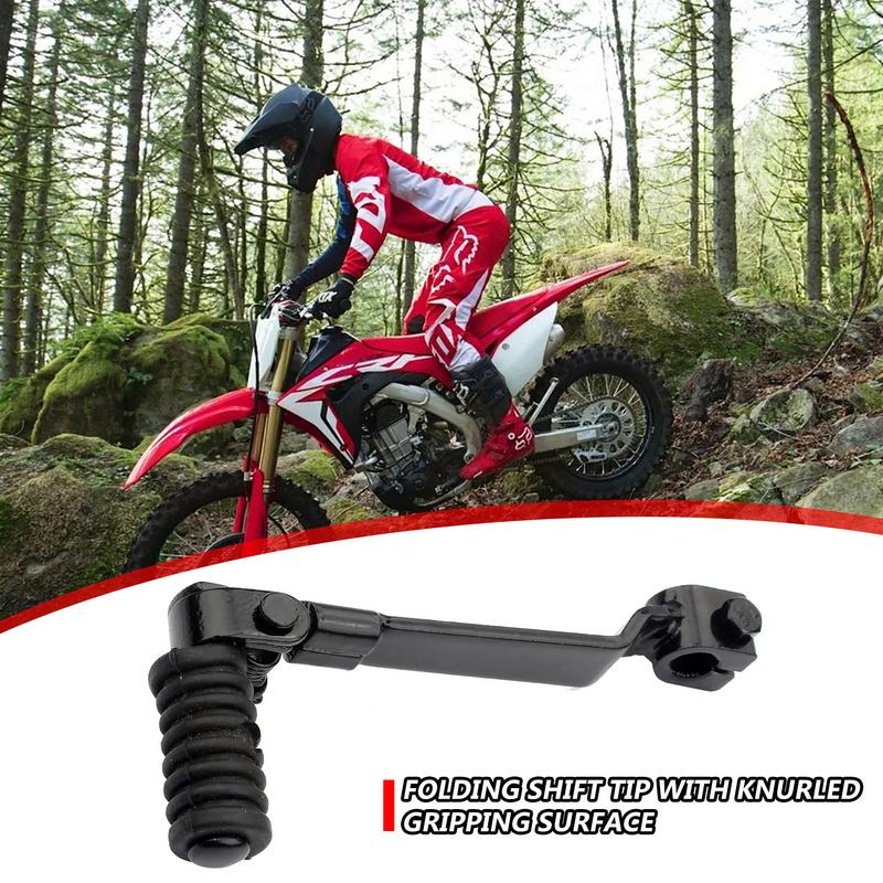 Klappbarer Schalthebel für 50cc-250cc XR/CRF Pit/Dirt/Trail Bike ATV Quad Motorrad Schwarz Edelstahl Zubehör