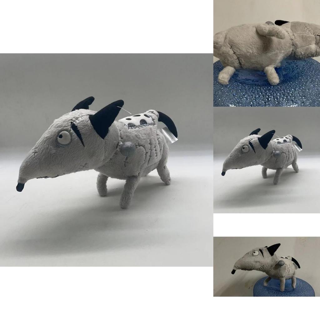 Charming Grey Frankenweenie Mouse Plush Figure With Cozy Pp Cotton For Cuddly Comfort