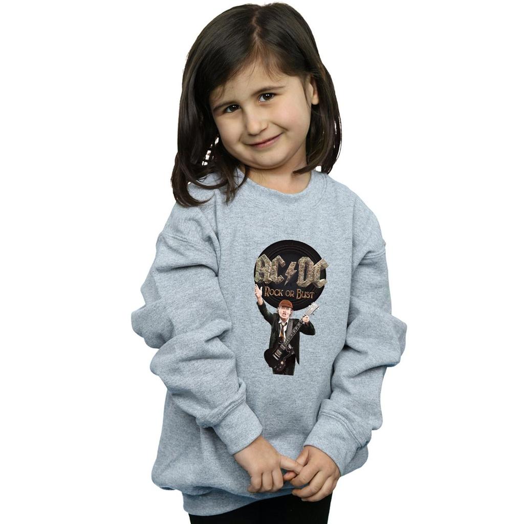 AC/DC Girls Rock Or Bust Angus Young Sweatshirt