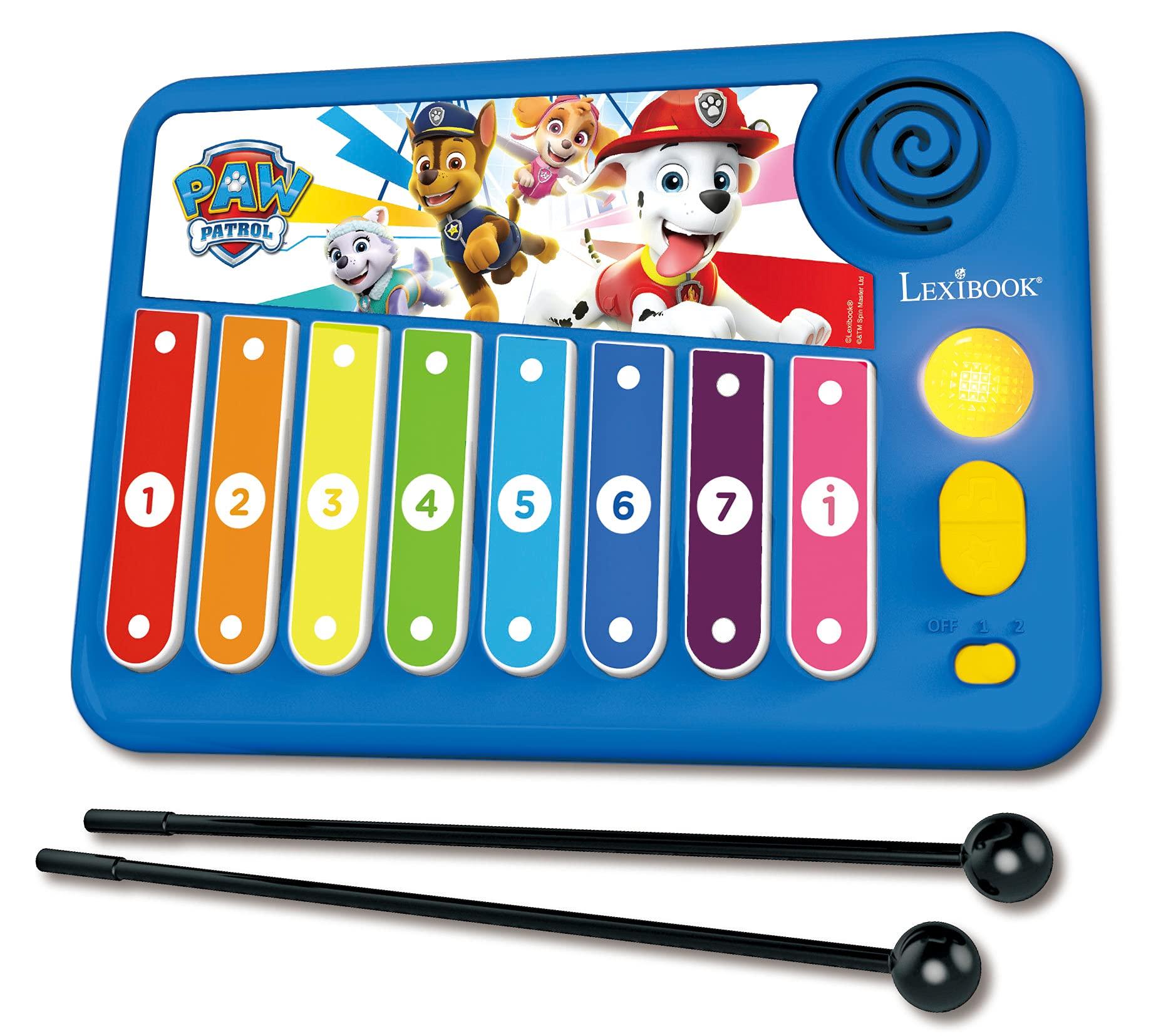 

Lexibook Paw Patrol Paw Patrol Электронный ксилофон для детей Музыкальная игра Световой гид с 2 молоточками K340PA