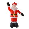 Xmas Gifts Outdoor Garden Decoration Christmas Decor LED Light Up Santa Claus Waving Hand Inflatable Model Toys Lighted Dolls
