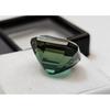 8+ Ct Green Color Tourmaline & Stud Making Asscher Cut Fabulous Loose Gemstone