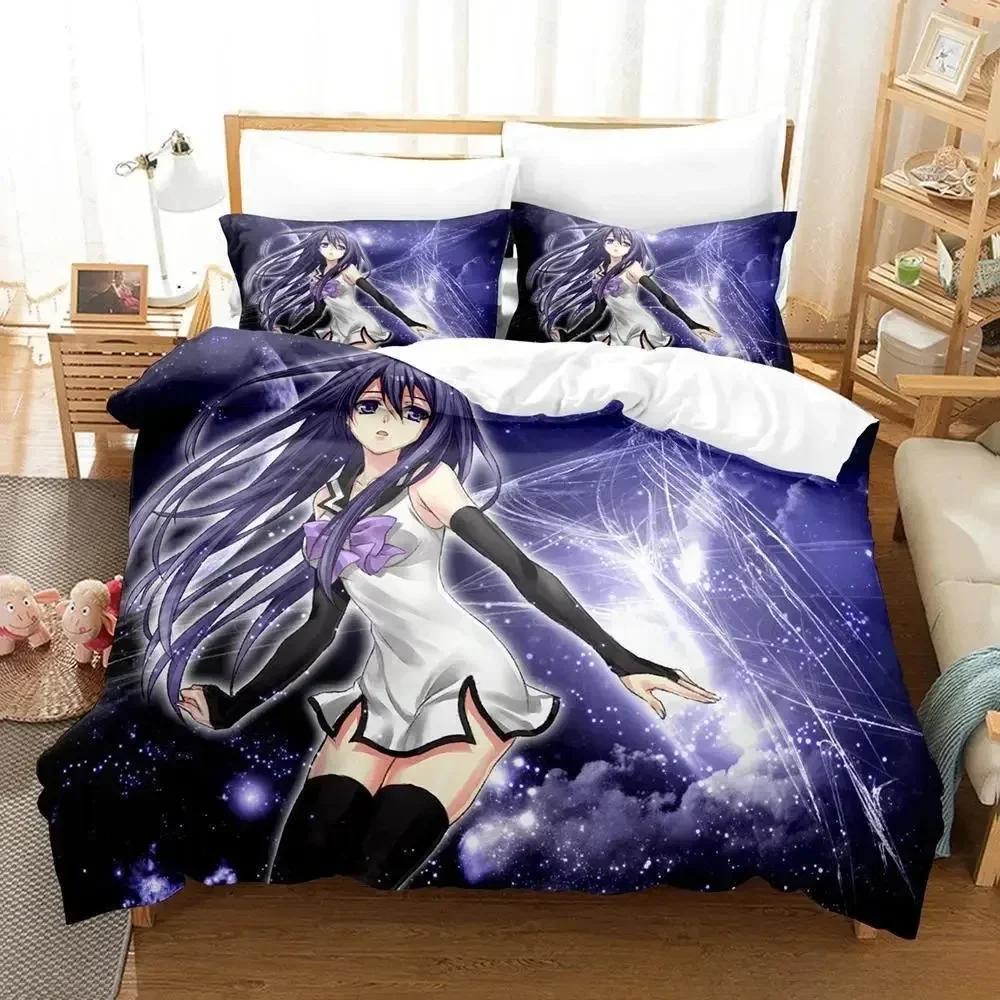 Gokukoku No Brynhildr Bedding Set Single Twin Full Queen King Size Bed Adult Kid Bedroom Duvet Cover Anime Bed Sheet