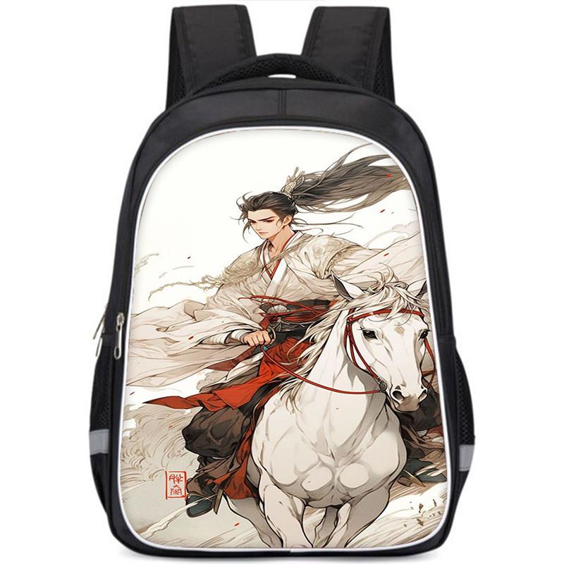 Large Capacity Lightweight Oxford Cloth Kids Backpack For School Unisex