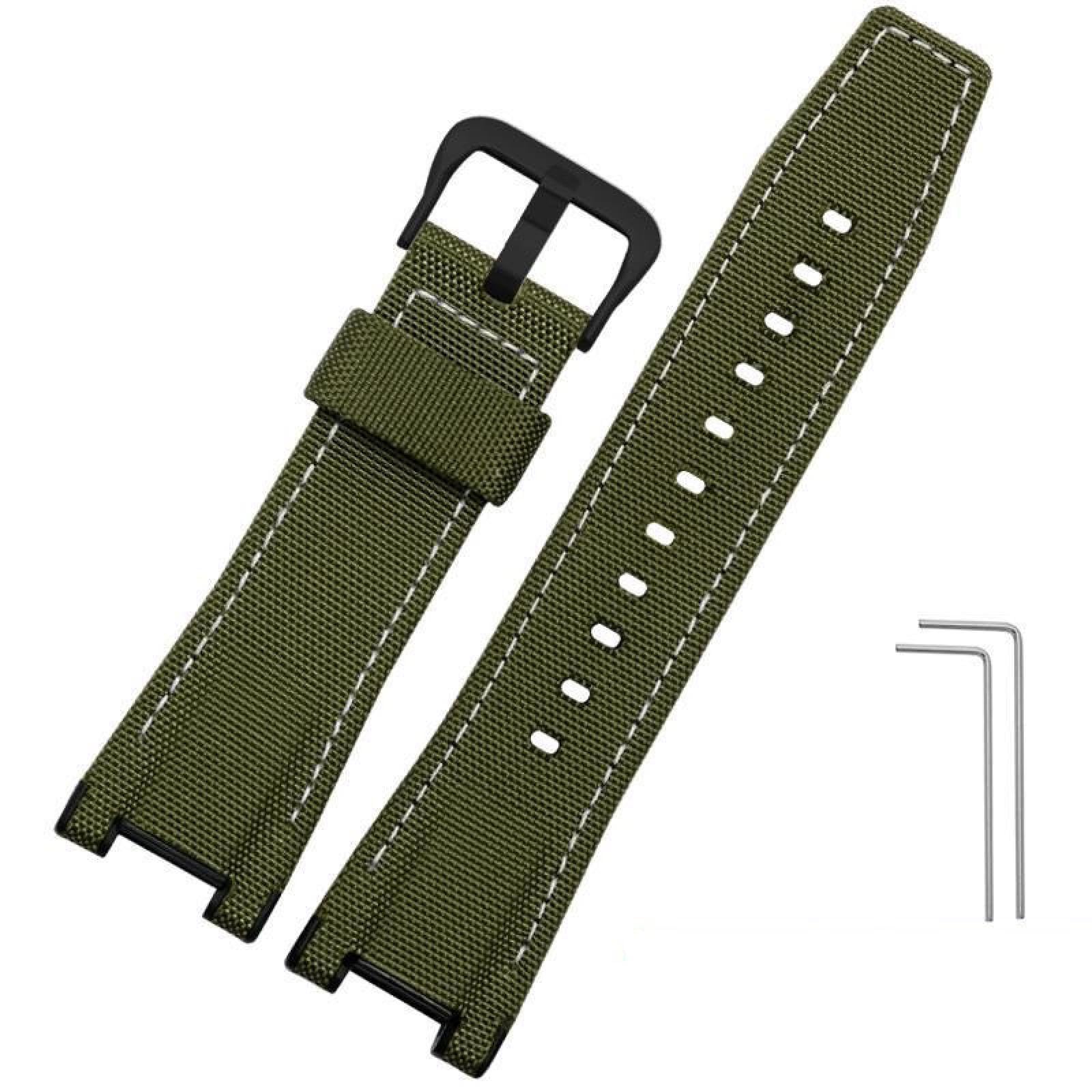 

26x14mm watch band with Casio applicable to GST-W120L / S120 / W130L / S100 / S110 bracelet nylon...