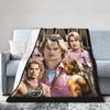 Nicholas Galitzine as Adam Prince Vintage 90s Blanket Flannel Print  Breathable Super Soft Throw Blanket for Bed Office Quilt