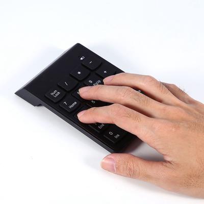 2.4G Wireless   Slim Numeric Keypad 18 Keys With   USB Receiver Auto Sleep Mode New Pro