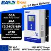 Controler de Încărcare Solară MPPT 40A 30A 20A Regulator Încărcător Baterie 12V 24V Protecție la Scurtcircuit MPPT