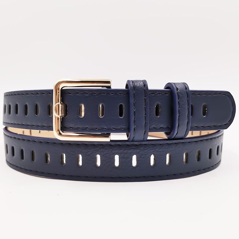 New Hollow Hole-free Ladies Belt, Student Versatile Jeans Decorative Belt