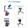MT 11 Flexible Octopus Tripod Stand 1 4 Inch Screw 2 In 1 Platform Design 360 Degrees  Adjustment Ballhead 2kg 4.4lbs