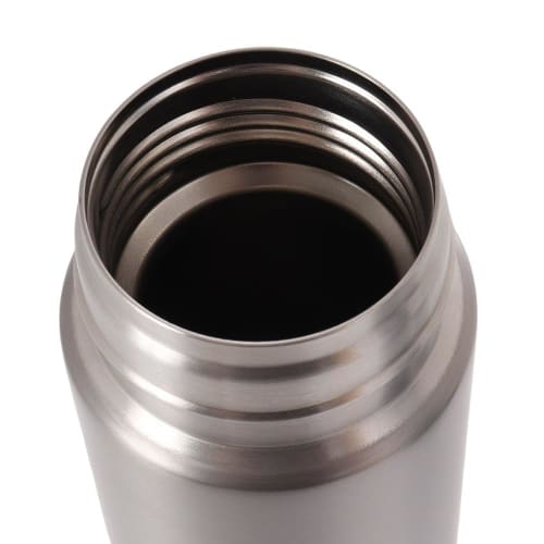 THERMOS Water Bottle Bottle Thermal/Cold Vacuum Insulated Titanium Bottle 0.5L FJN-500T TGY (Silver/FF/Men's, Lady's, Jr)