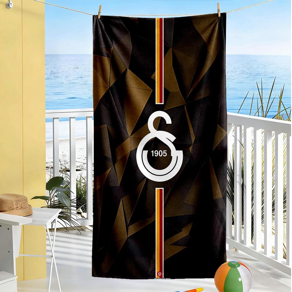 Galatasaray Beach Towel Super Soft & Absorbent Comfortable Lightweight