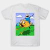 Asian Size Cotton Unisex Tshirt Print T-shirt Adventure Time T-shirt No-Cut Print Regular Fit
