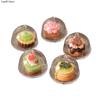 1/12 Dollhouse Simulation Coffee Cake Dessert Set Mini Kitchen Tray Tableware Model Diy Dollhouse Scene Decor Pretend Play Toys